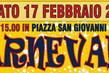 Festeggia con noi il Carnevale 2018, in piazza San Giovanni ad Oneglia il 17 Febbraio 2018
